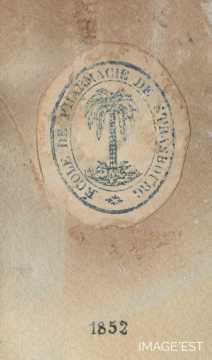 Cachet de l'École de Pharmacie (Strasbourg)