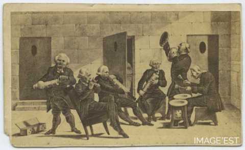 Caricature du XVIIIe siècle