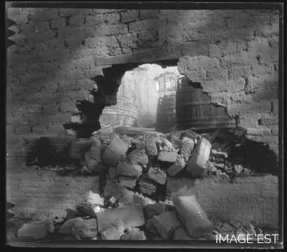 Cave à vin détruite par un incendie (Argentine ?)