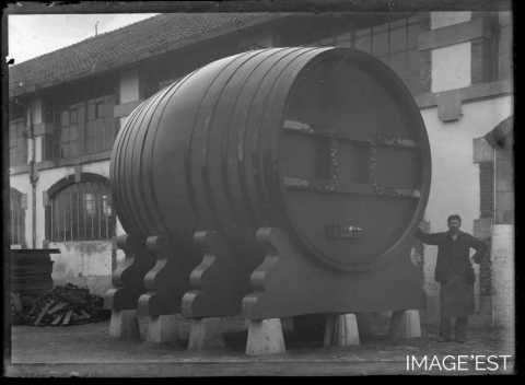 Foudre de la tonnellerie Adolphe Fruhinsholz (Nancy)