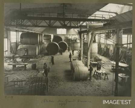 Atelier des grands travaux de la tonnellerie Adolphe Fruhinsholz (Nancy)