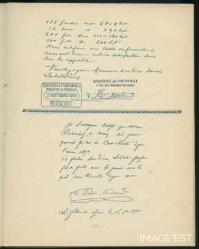 Attestation de la Brasserie Tourtel (Tantonville)
