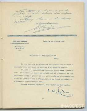 Attestation de la Maison Roederer (Reims)