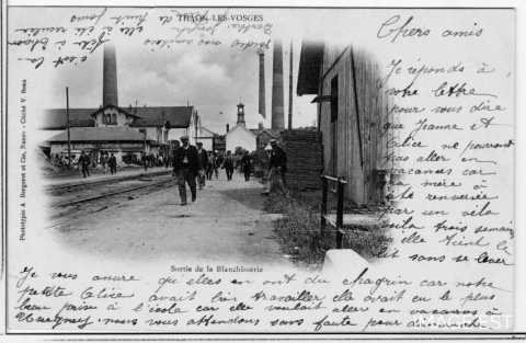 Sortie d'ouvriers (Thaon-les-Vosges)