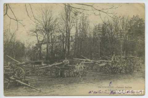 Canons allemands (Bayonville-sur-Mad)