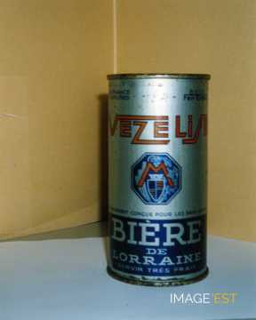 Récipient métallique de bière (Vézelise)