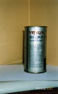 Récipient métallique de bière (Vézelise)