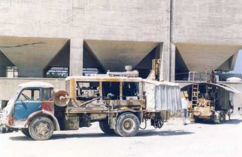 Camion chargé des forages (Haudainville)