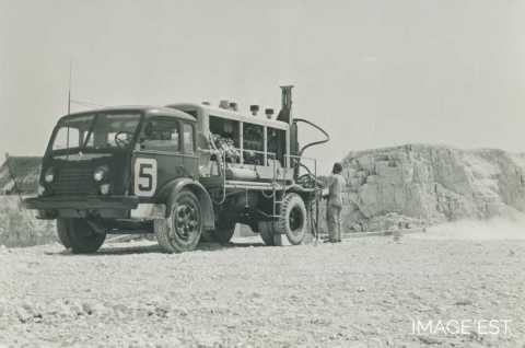 Camion chargé des forages (Haudainville)