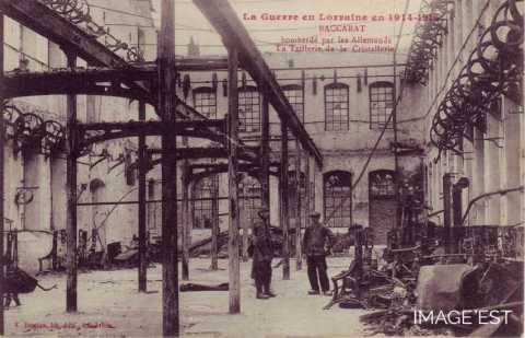 Cristallerie détruite (Baccarat)