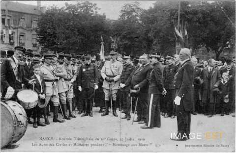 Rentrée du XXe corps d'armée (Nancy)