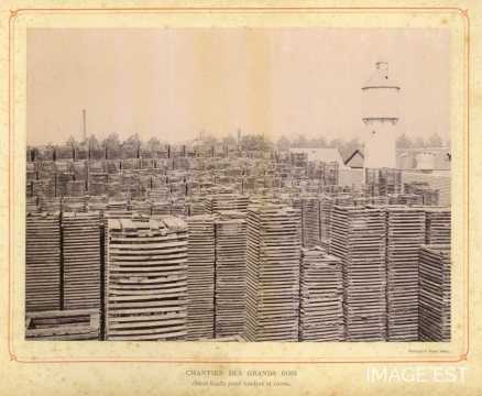 Chantier des grands bois de la tonnellerie Adolphe Fruhinsholz (Nancy)