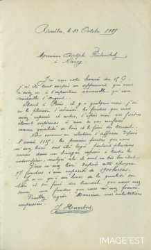 Certificat de la Maison J. Humbert (Rouïba)
