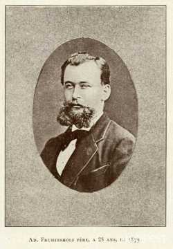 Portrait de Adolphe Fruhinsholz (1845-1938) à 23 ans
