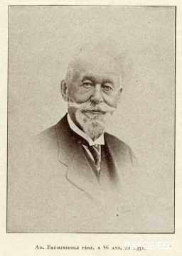 Portrait de Adolphe Fruhinsholz (1845-1938) à 86 ans