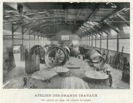Atelier des grands travaux de la tonnellerie Adolphe Fruhinsholz (Nancy)