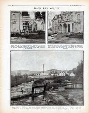 Usine endommagée (Vosges)