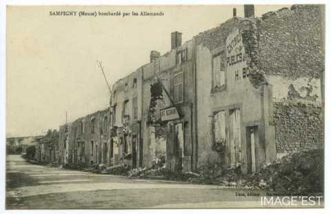 Maisons détruites (Sampigny)