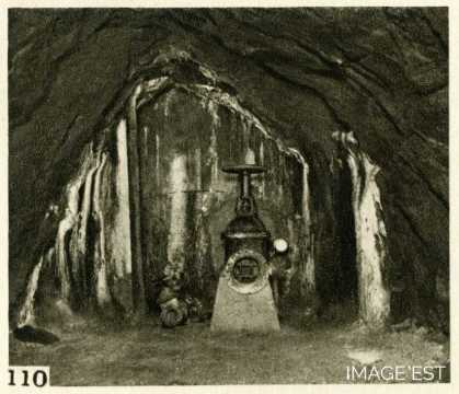 Barrage dans la mine de Tucquegnieux (Meurthe-et-Moselle)