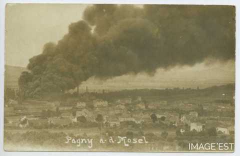Incendie de l'usine Fabius Henrion (Pagny-sur-Moselle)