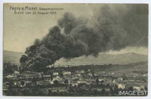 Incendie de l'usine Fabius Henrion (Pagny-sur-Moselle)