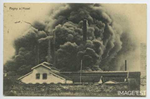 Incendie de l'usine Fabius Henrion (Pagny-sur-Moselle)