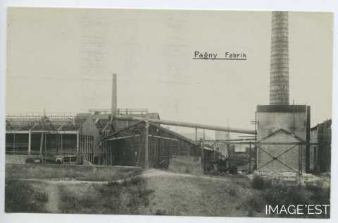 Usine Fabius Henrion en ruines (Pagny-sur-Moselle)