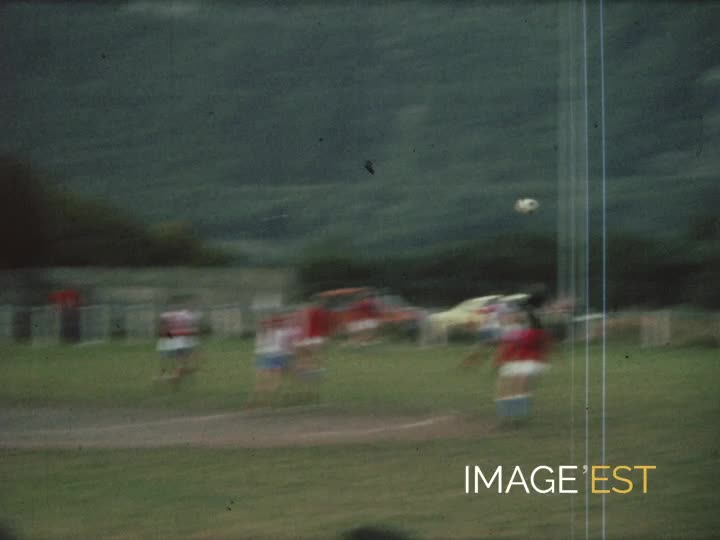 Match de football à Haybes (Ardennes)