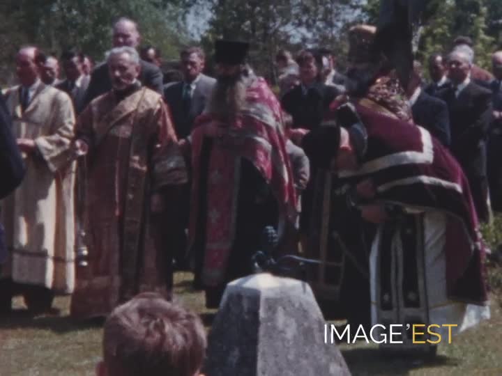 Commémoration au cimetière militaire russe de Saint-Hilaire-le-Grand (Marne)