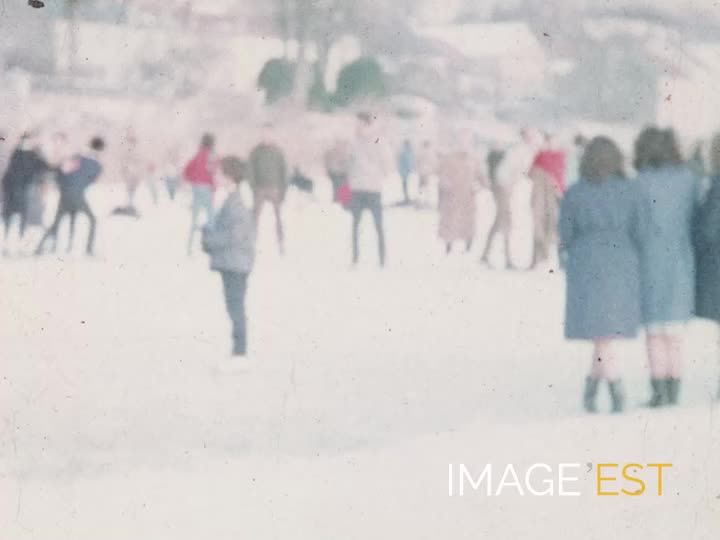 Patinage sur canal de la Marne