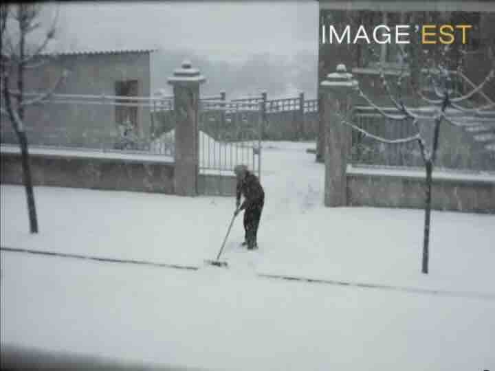 Charleville sous la neige