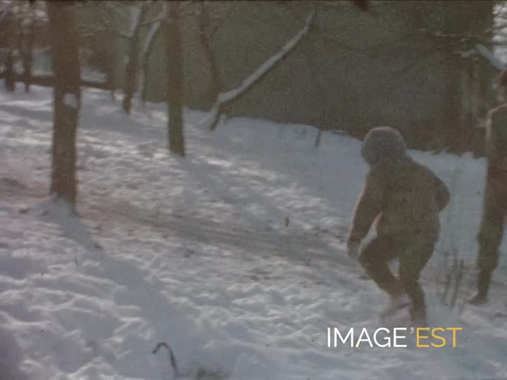 Neige à Monthermé (Ardennes)