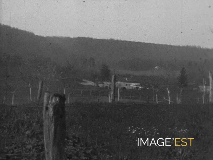 Paysage de campagne à Bourdons (Haute Marne)