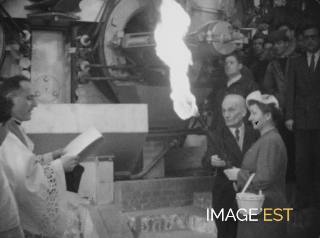 Homécourt : Inauguration du Haut-fourneau n°4