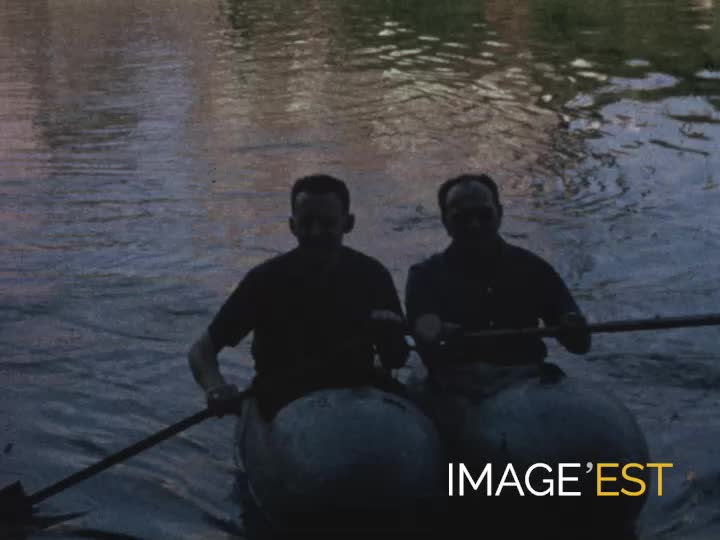 "De Gaulle à Epernay - patinage sur canal"